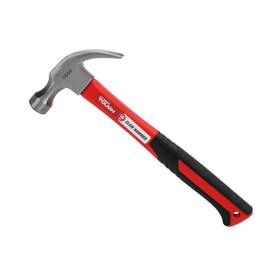 Claw hammer 16oz fibreglass handle