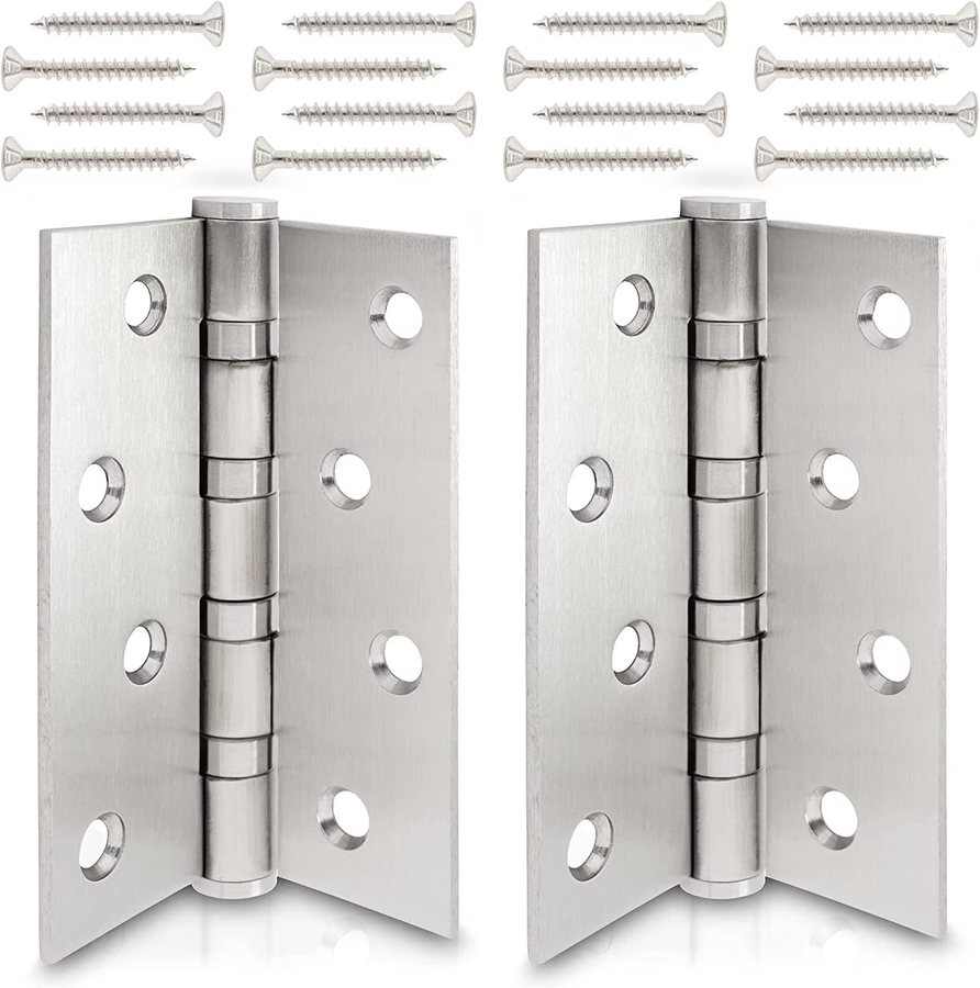 Hinges door 4 inch stainless